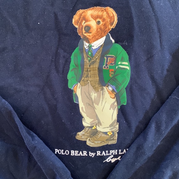 Ralph Lauren teddy bear polo bear sweater - Picture 2 of 3